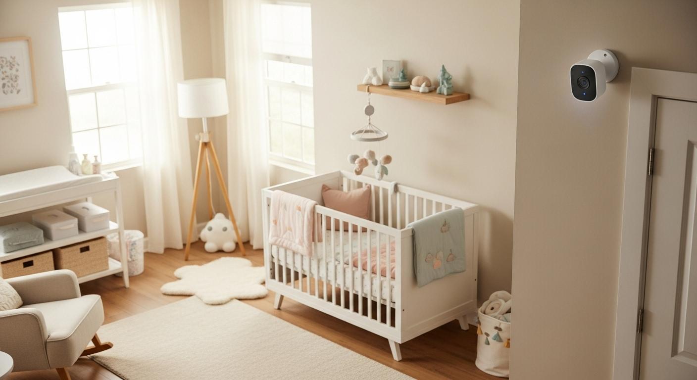 아기방 홈캠 거치