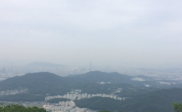 청계산 등산지도