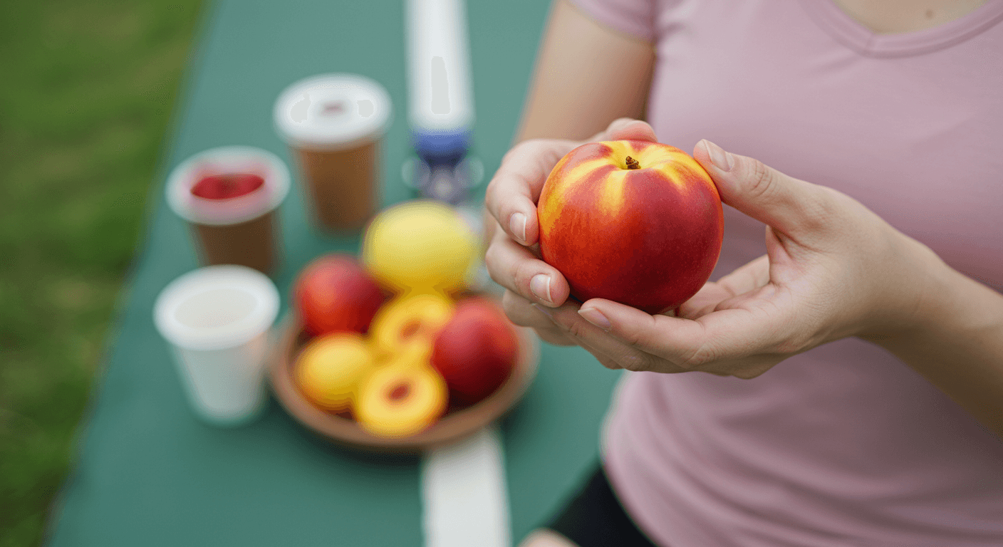 천도복숭아 당지수(GI) 및 당뇨와의 관계