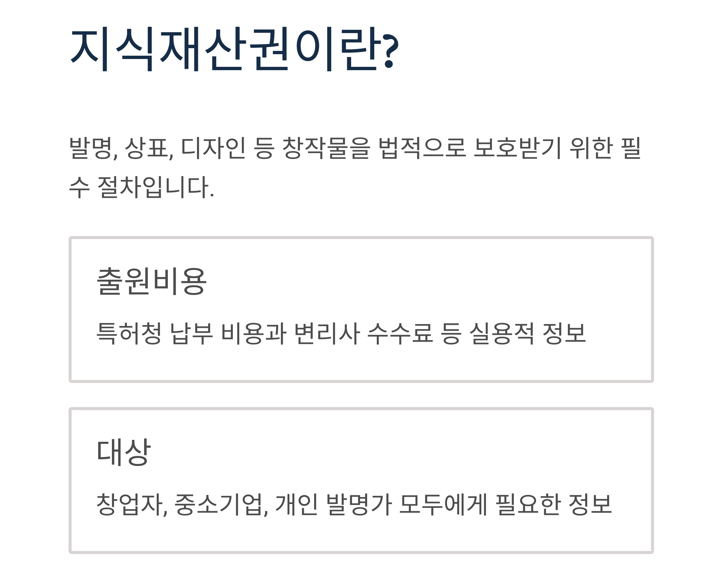 지식재산권 출원비용, 얼마나 들까? 핵심 정리 가이드