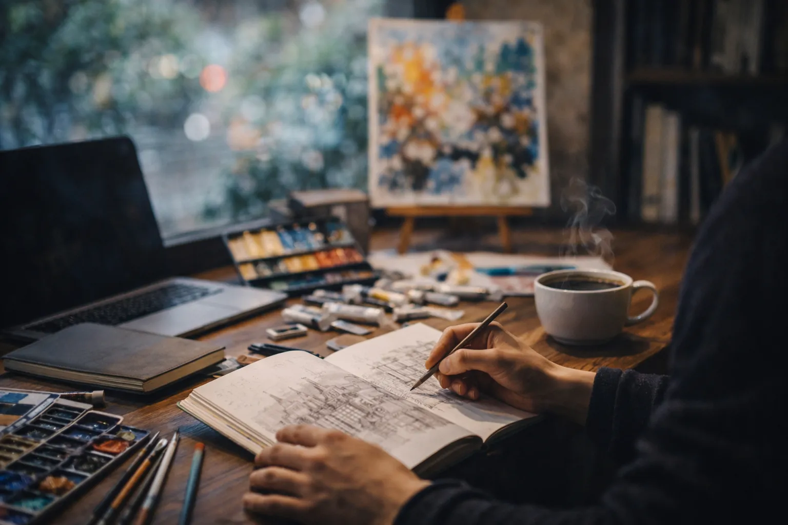 커피와 창작활동 (집중력, 카페공간, 프리랜서)
