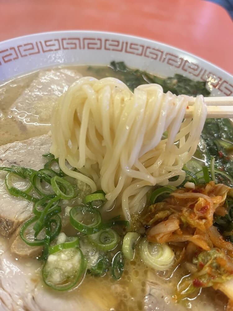 킨류라멘의 흰색 면