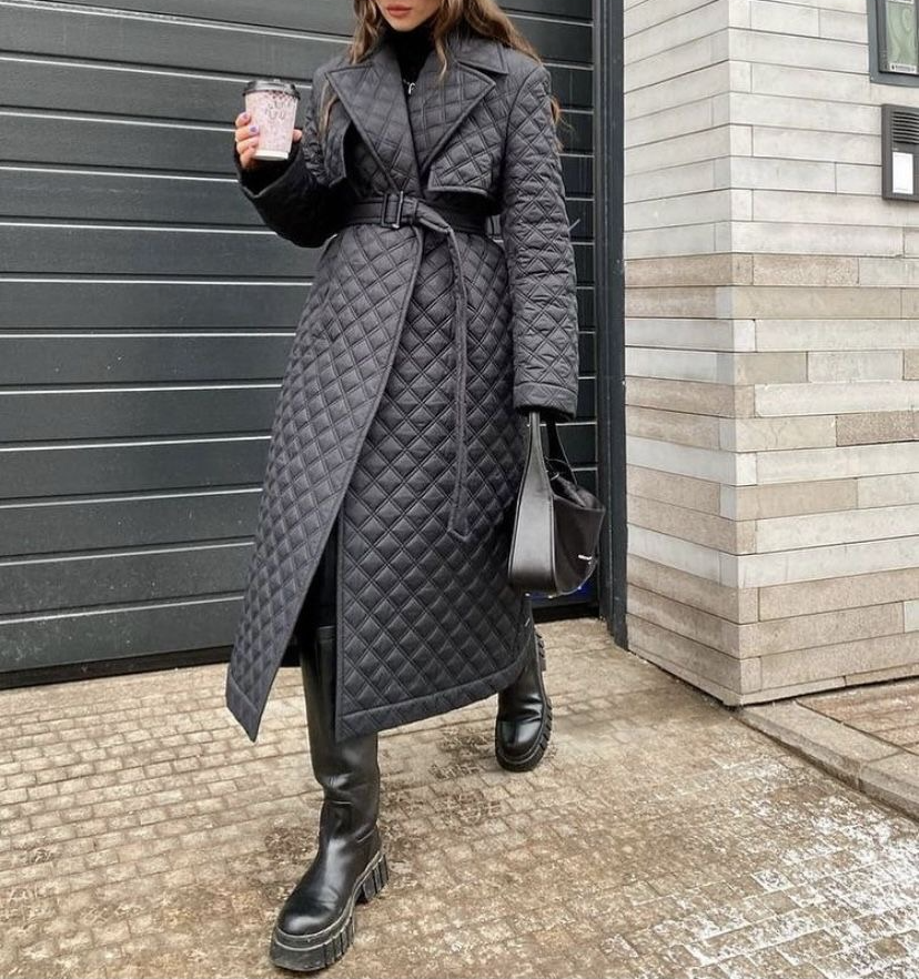 겨울 롱패딩 패션
