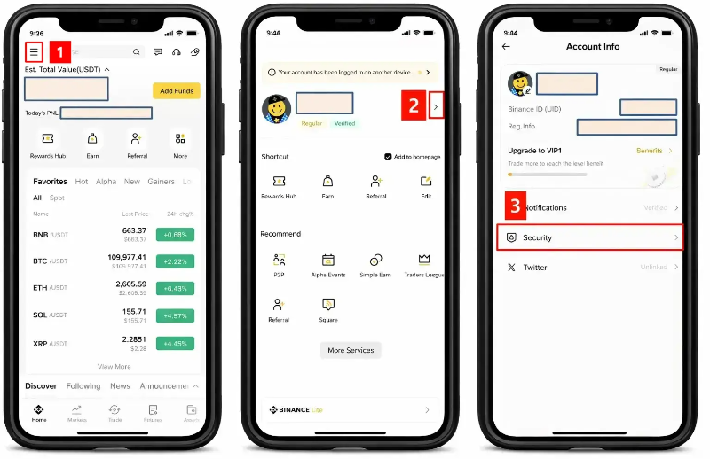바이낸스 계정 탈퇴 삭제 방법