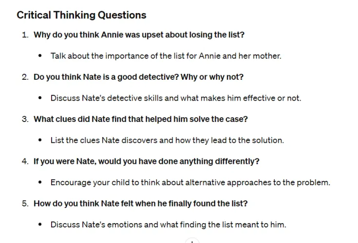 Chat GPT 질문 결과