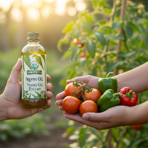 유기농 자재로 가꾼 건강한 텃밭