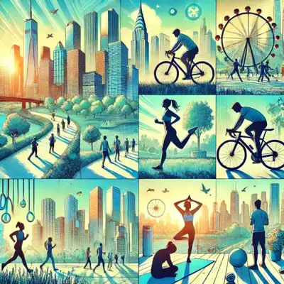 도시환경에서 건강하게 운동하는법 유산소운동