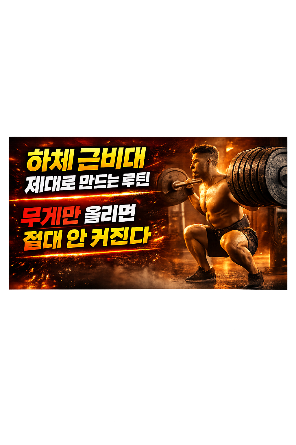 하체 근비대 제대로 만드는 루틴