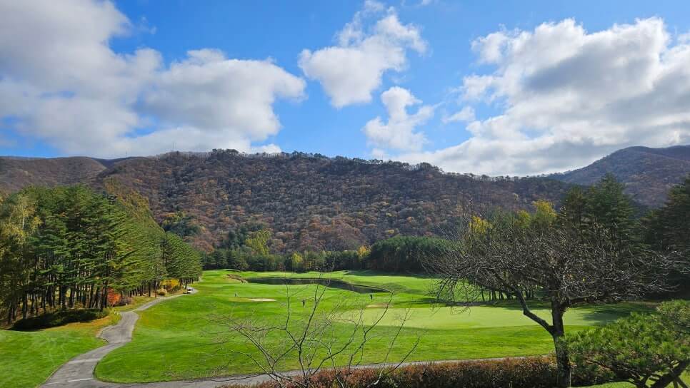 골프장 경험담 모나용평cc 해발 780m 청정 지역의 골프장 용평 리조트