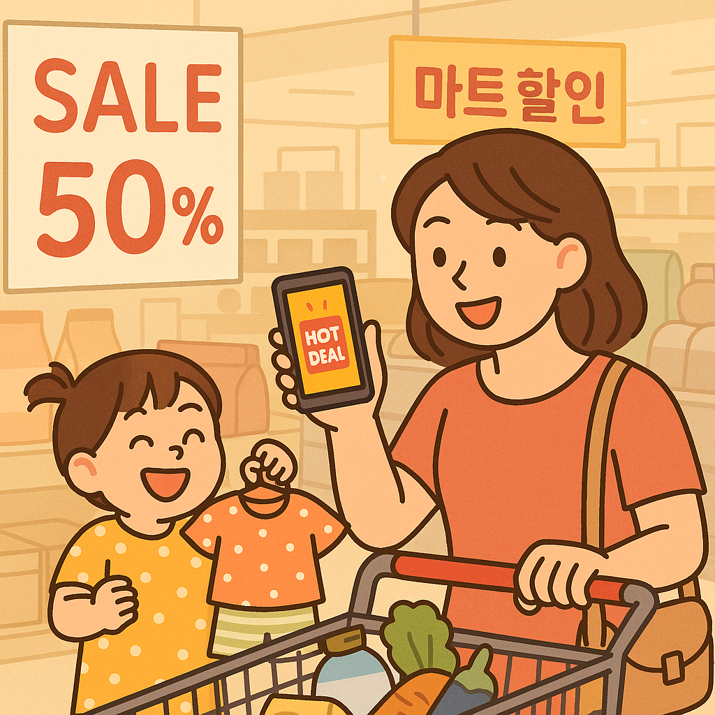 육아맘의 마트 장보기 절약법