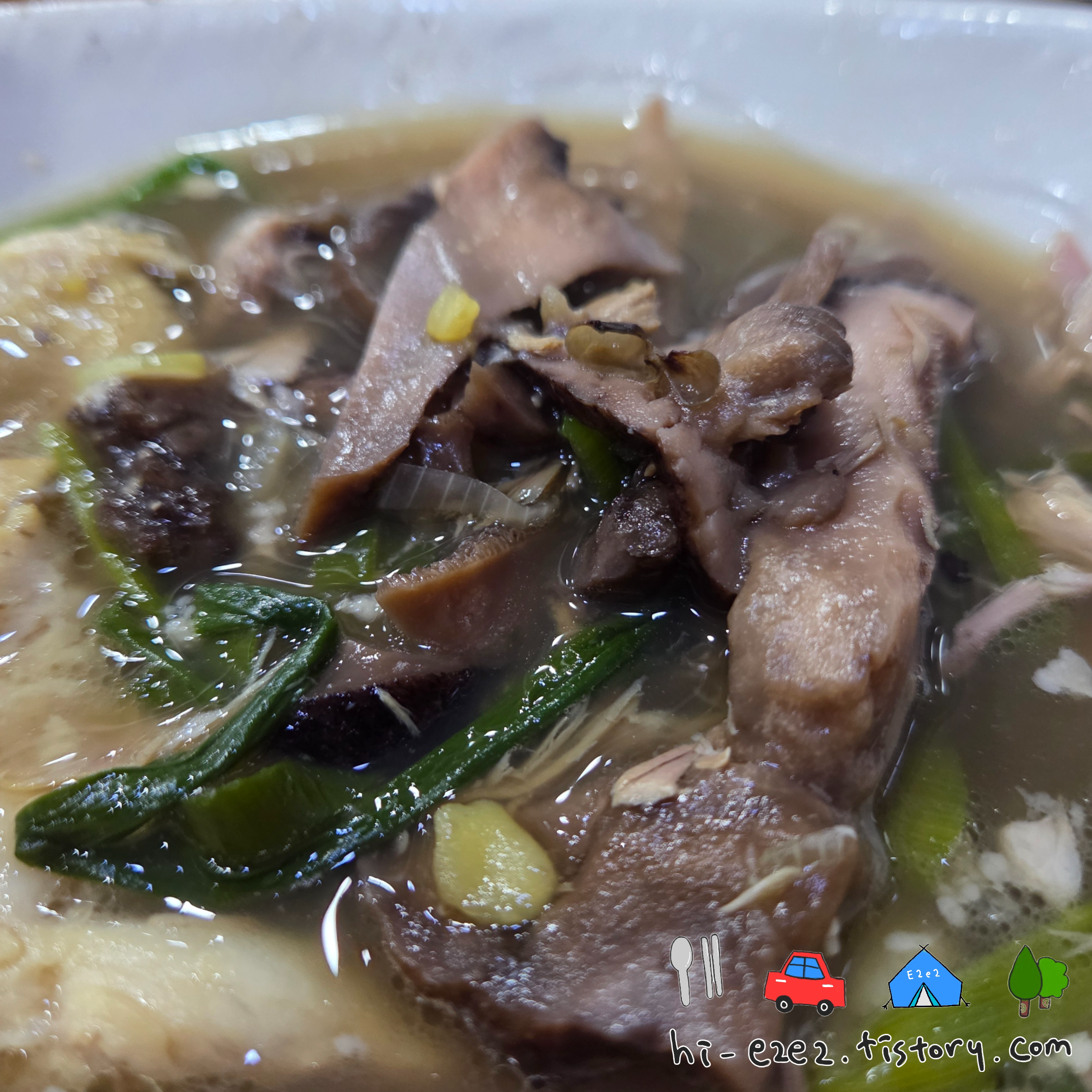 목포 여행 보양식 로하스황칠오리 오리백숙 한마리