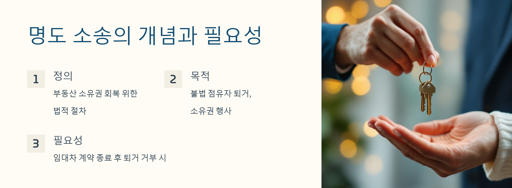 명도 소송의 개념