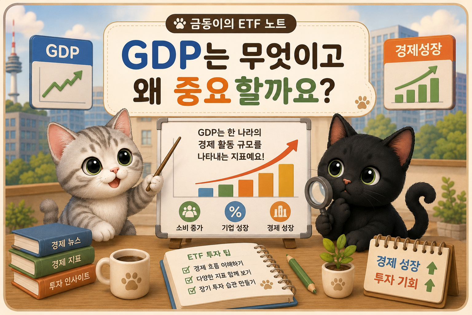 국내 주식ETF GDP는 무엇이고 왜 중요 할까?