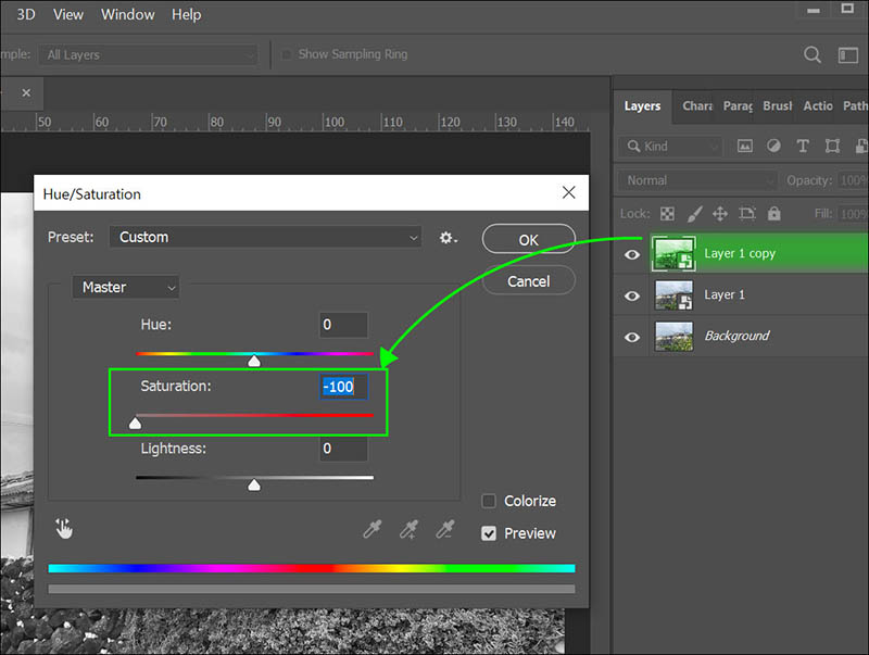 어도비-포토샵-흑백-단축키