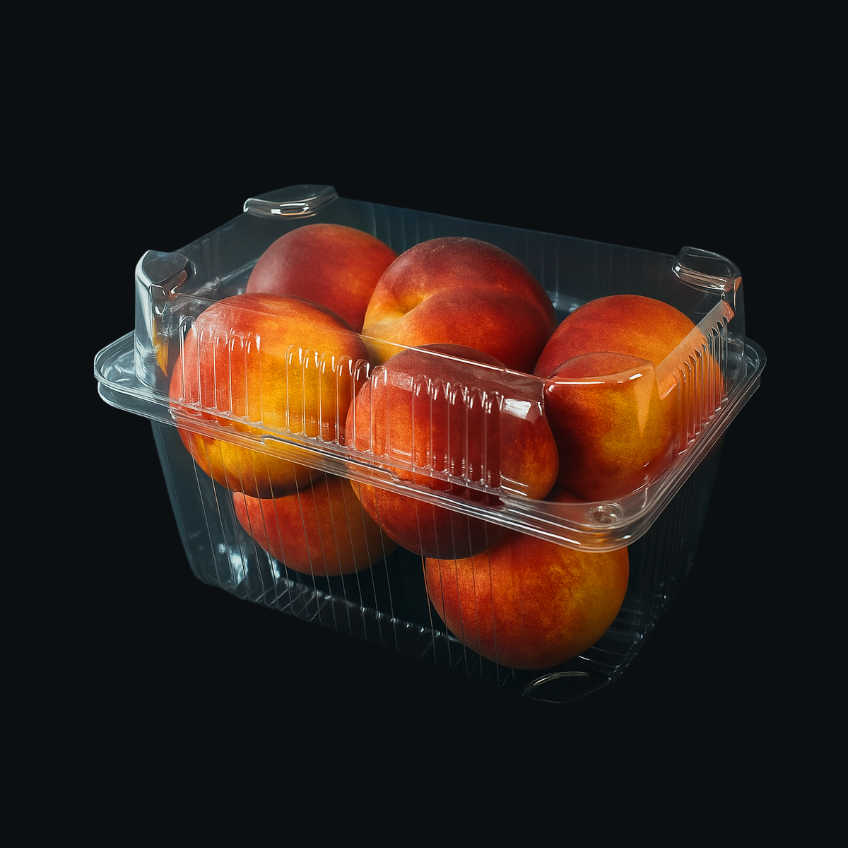 복숭아용기 clear peach container