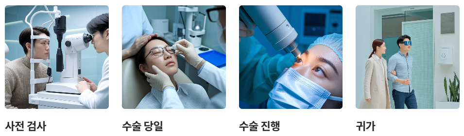 라식수술 진행과정