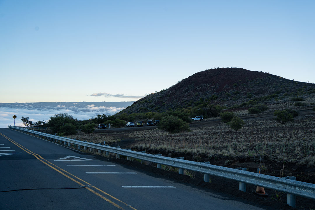 하와이 마우나케아 선셋힐 주차장