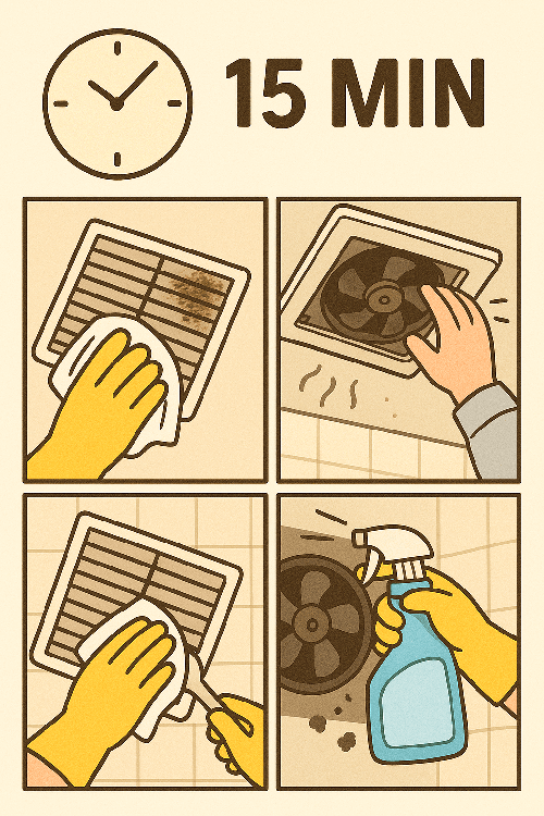 화장실 환풍기 15분 청소법 – 순서만 잘 지켜도 프로처럼!