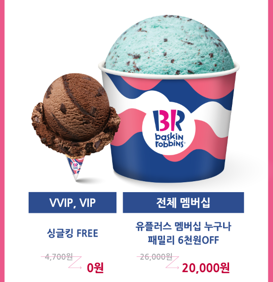 배스킨라빈스 할인