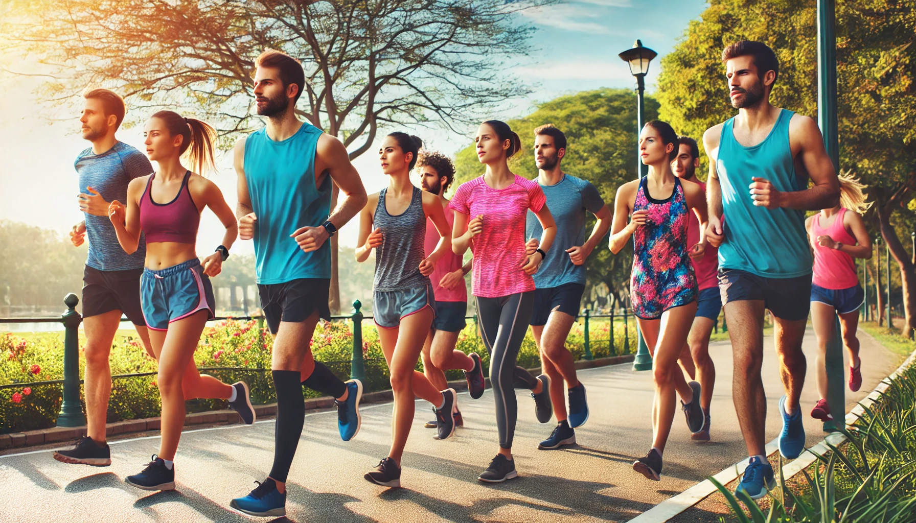 러닝 동호회의 유행 특징 연관 이미지