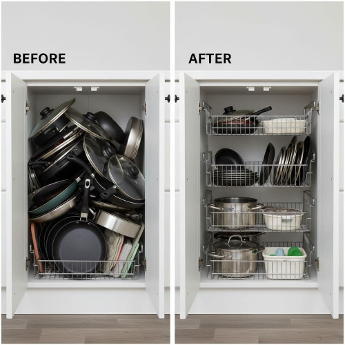 주방 수납장 정리, 공간 활용 극대화하는 정돈 노하우