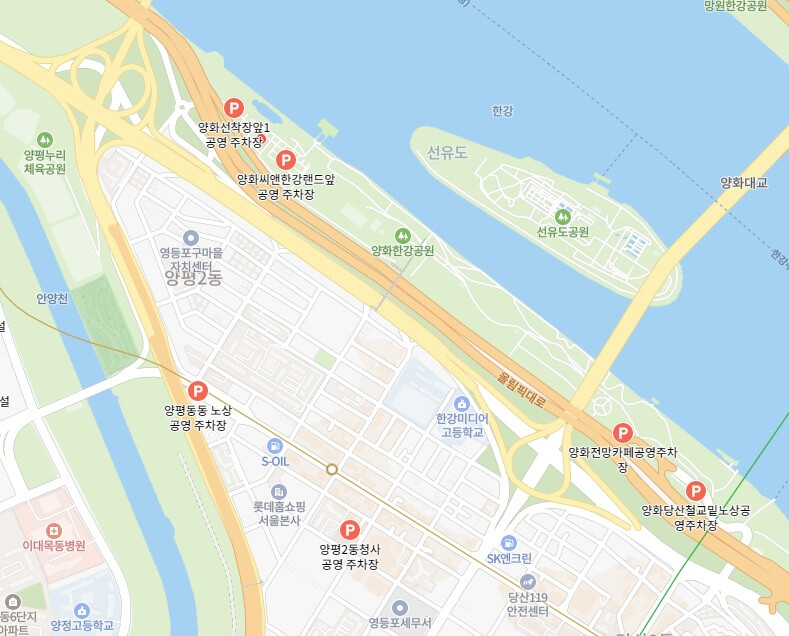 선유도공원 가는 방법