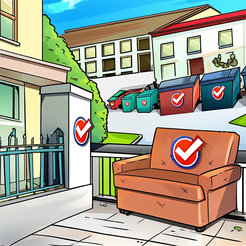 복잡한 대형폐기물, 인천 서구청 신고..