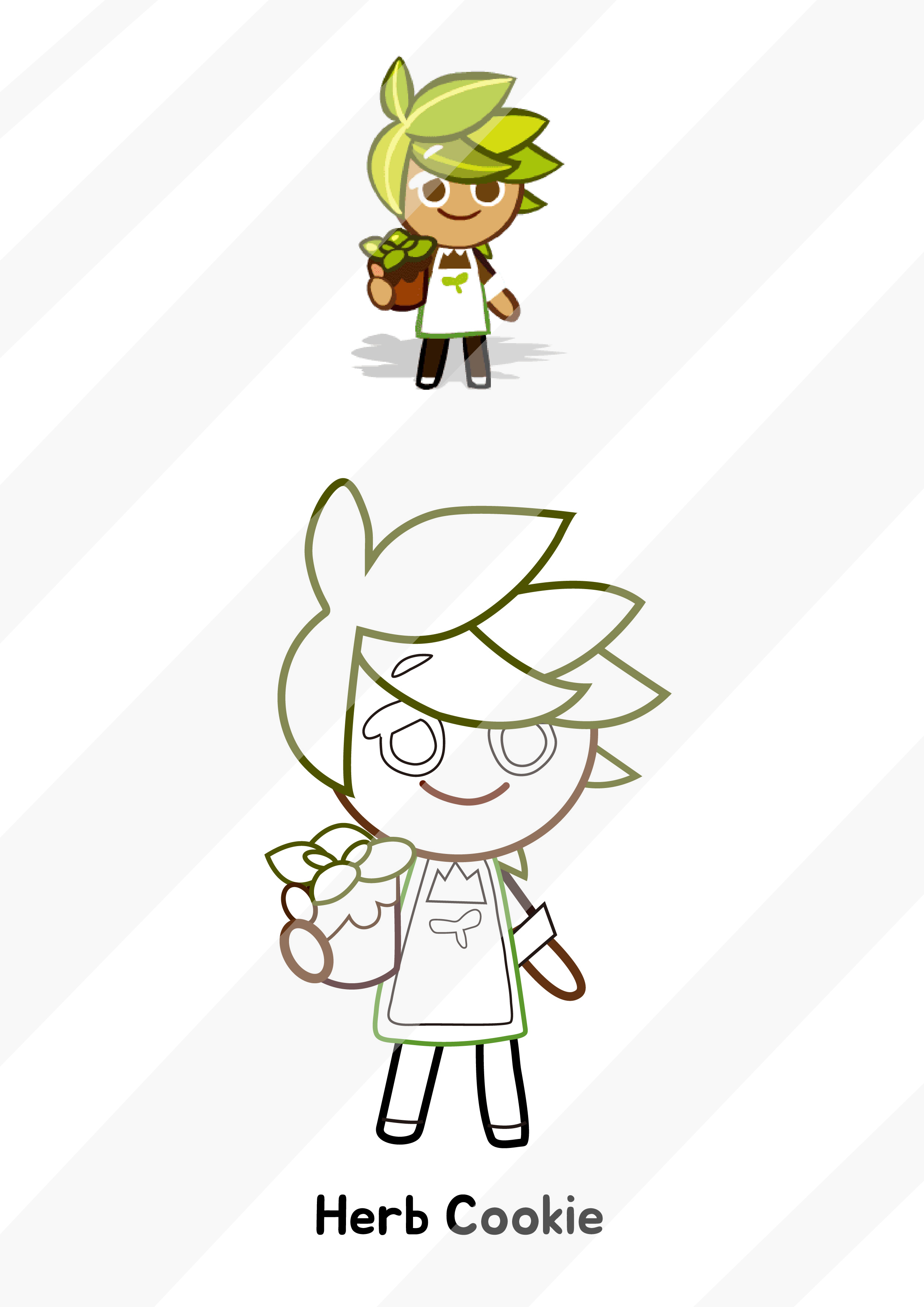 쿠키런색칠공부도안7