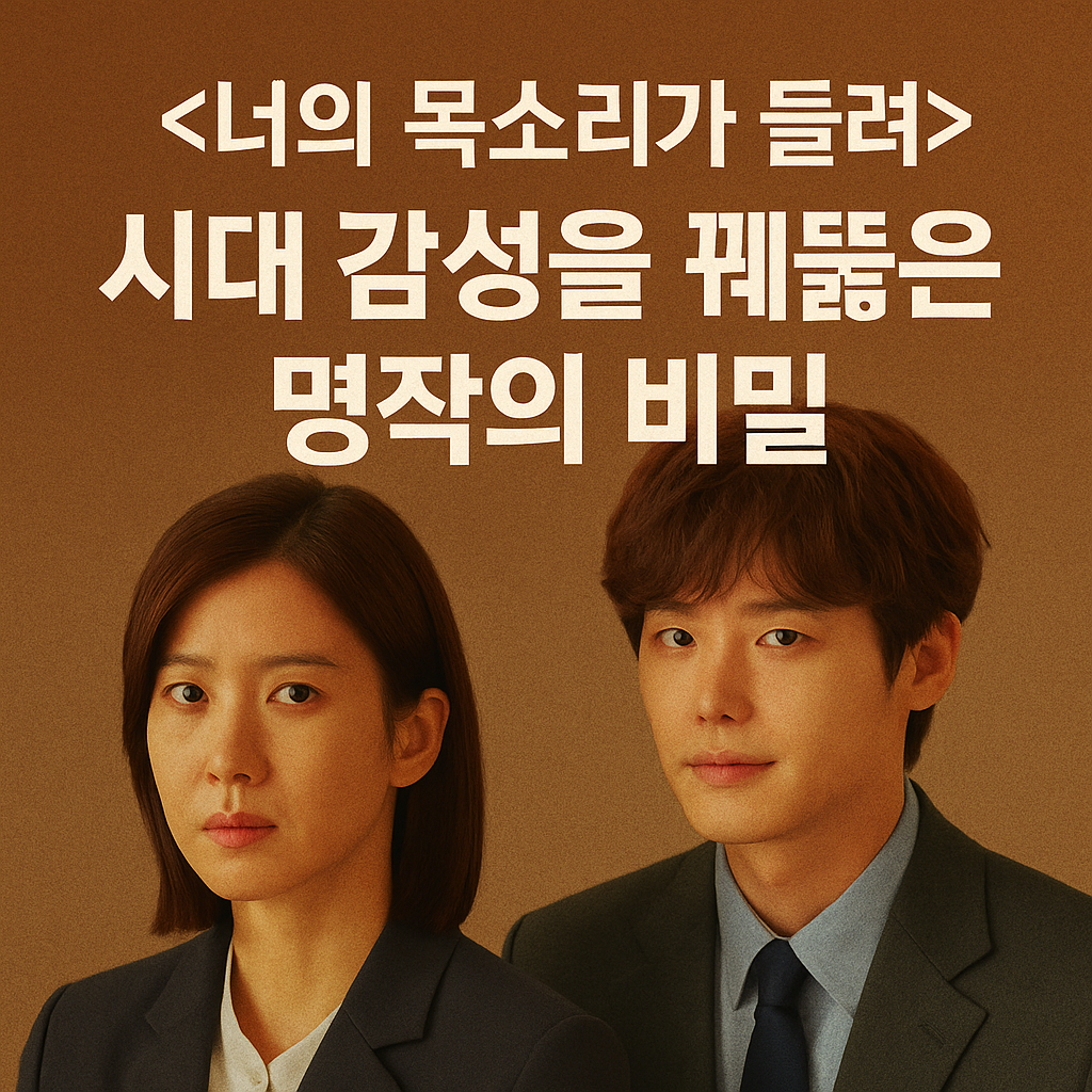 <너의 목소리가 들려> 시대 감성을 꿰뚫은 명작의 비밀