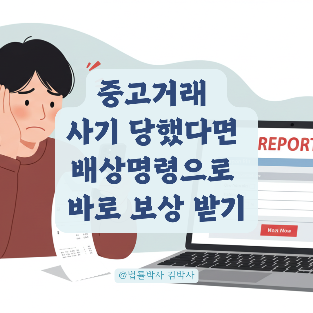 중고거래 사기 피해 후 배상명령신청서 작성부터 제출까지 완벽 가이드.