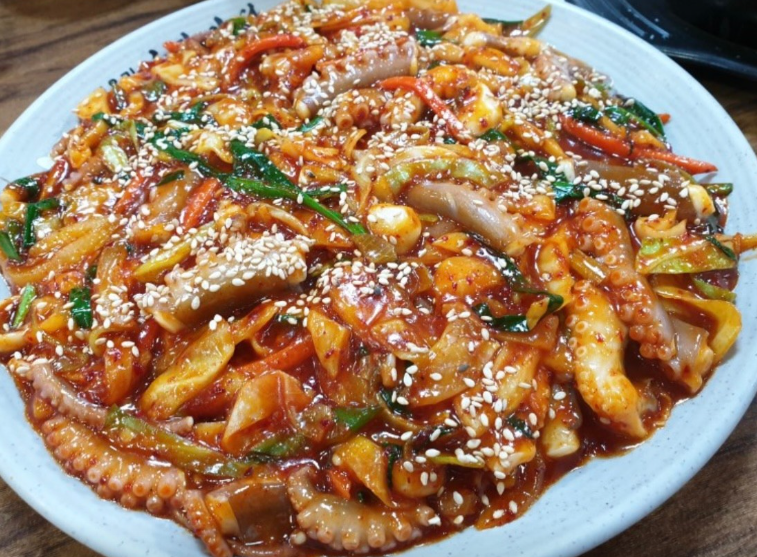 인천 산낙지볶음