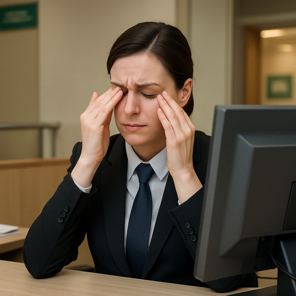 은행원이 조심해야 할 안구건조증