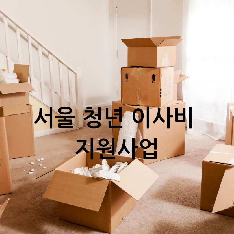 서울시 청년 이사비 지원
