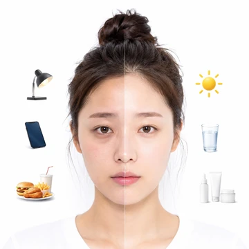 수면 부족에 따른 피부 컨디션 변화12