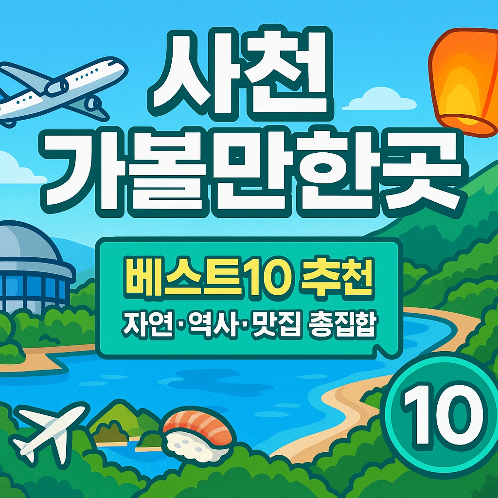 사천 가볼만한곳 베스트10