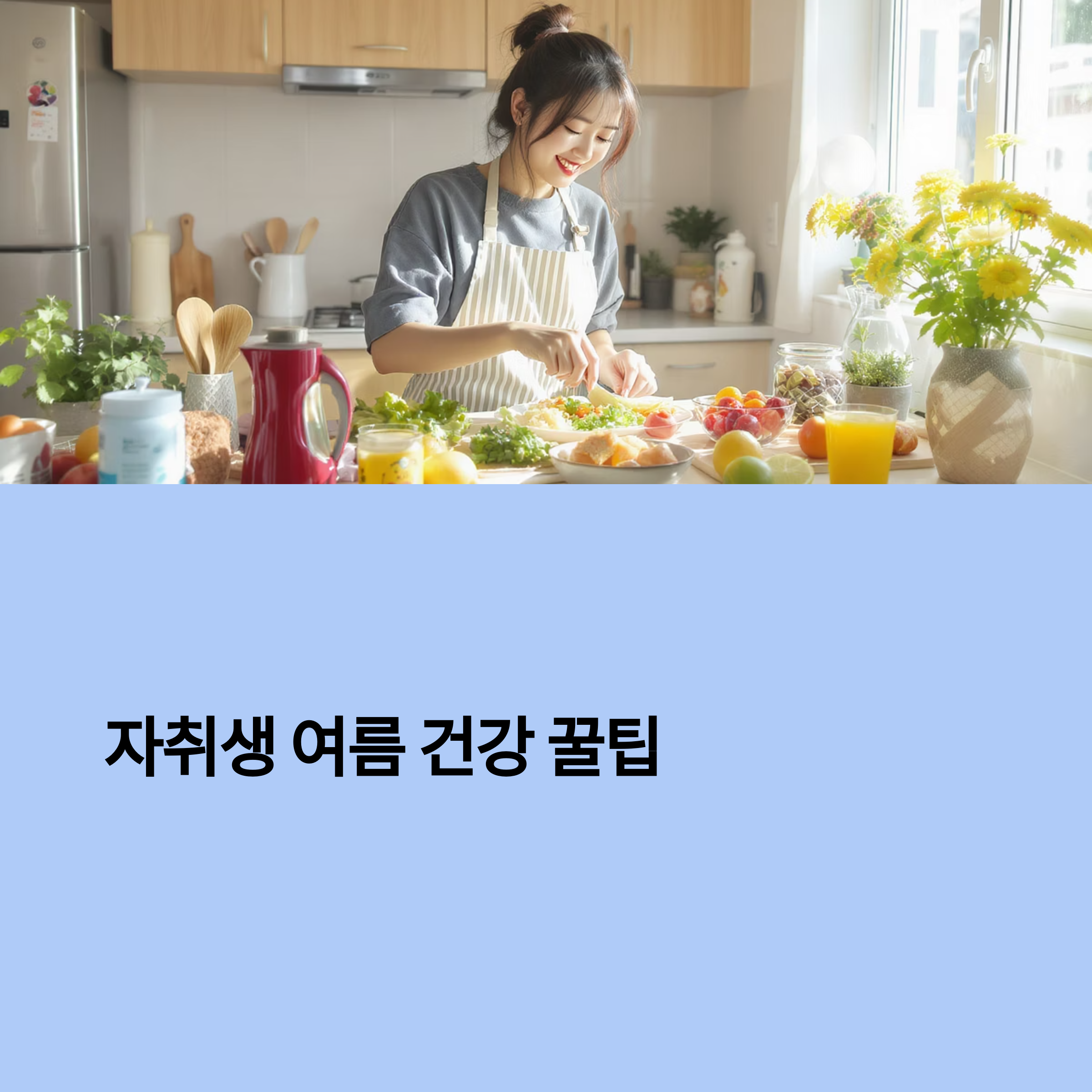 자취생 여름 건강 꿀팁