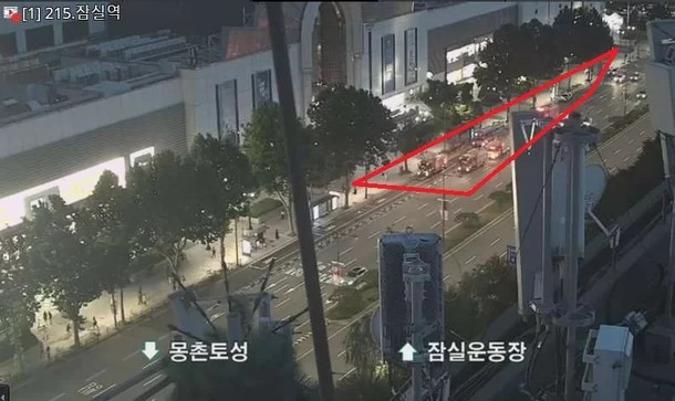 롯데백화점 롯데월드 화재