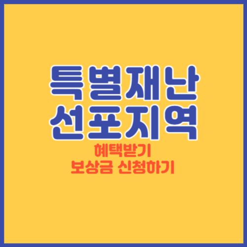 특별재난지역 선포지역 썸네일