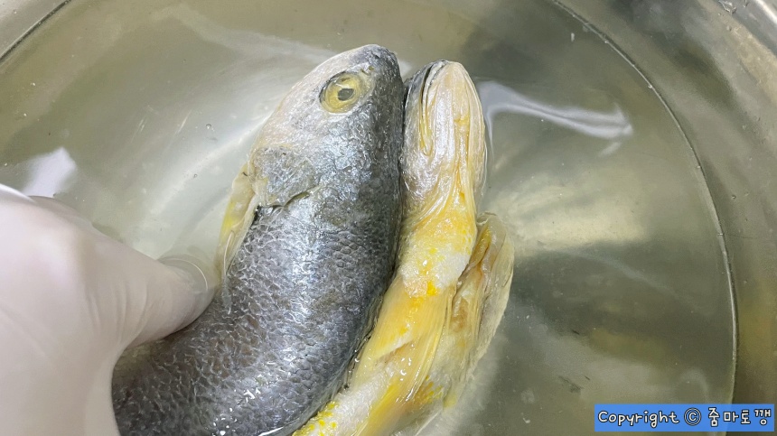묵은-생선-담구기
