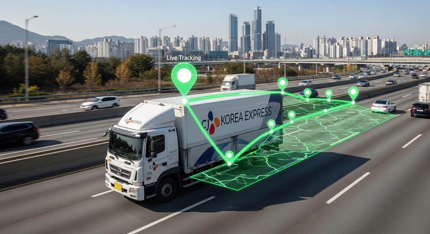 cj대한통운 실시간 위치 추적