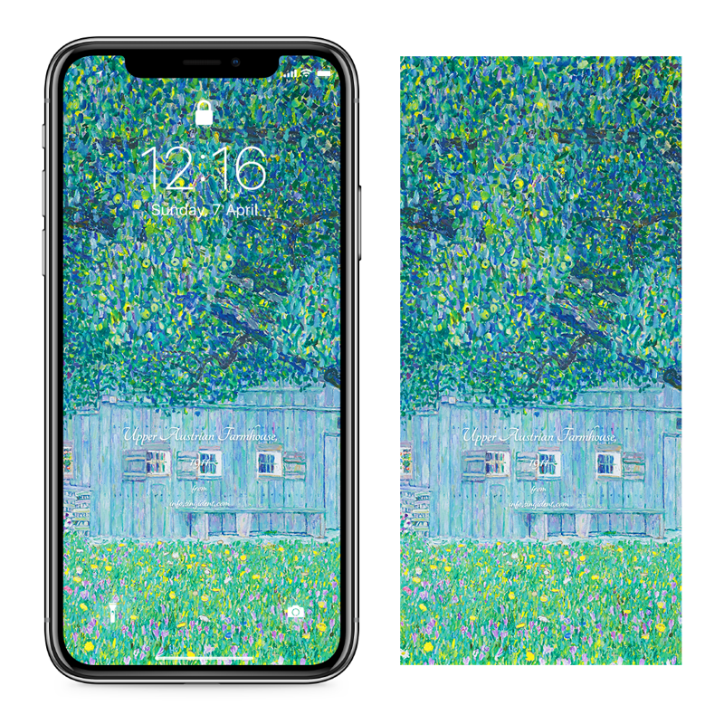 09 어퍼오스트리아의 농장 C - Gustav Klimt 클림트배경화면