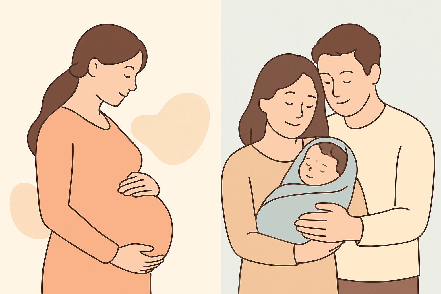 신생아 보험, 태아 보험 개념과 구조의 차이에 관한 이미지