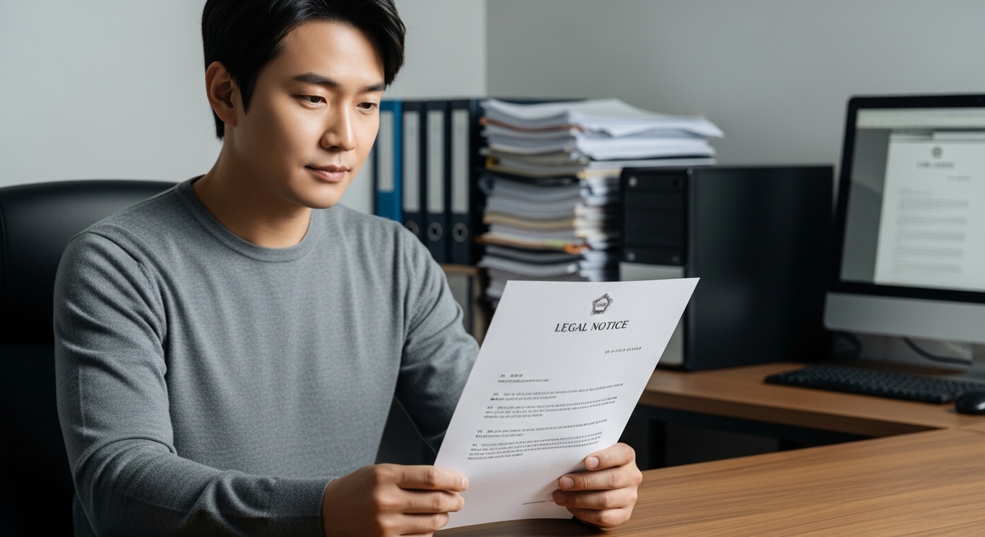 구약식 벌금&amp;#44; 법원 통지서