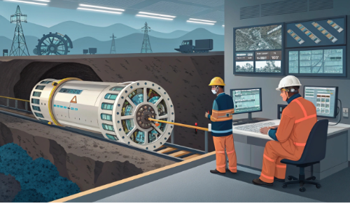 터널 공학 이미지입니다.