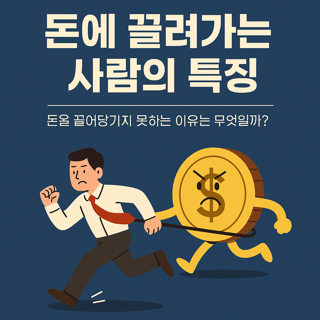 돈에 끌려가는 사람의 특징