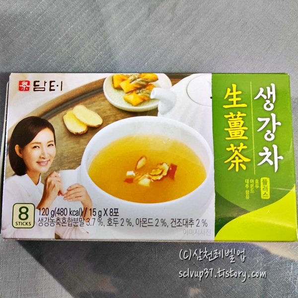다이소 담터 생강차 플러스 8입