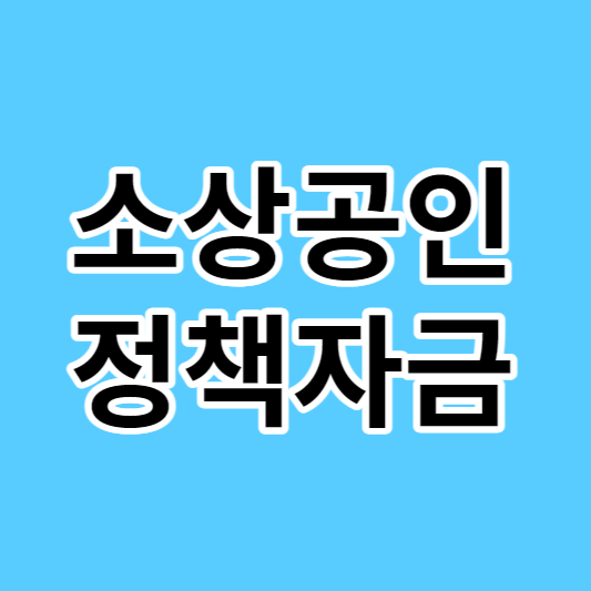소상공인정책자금