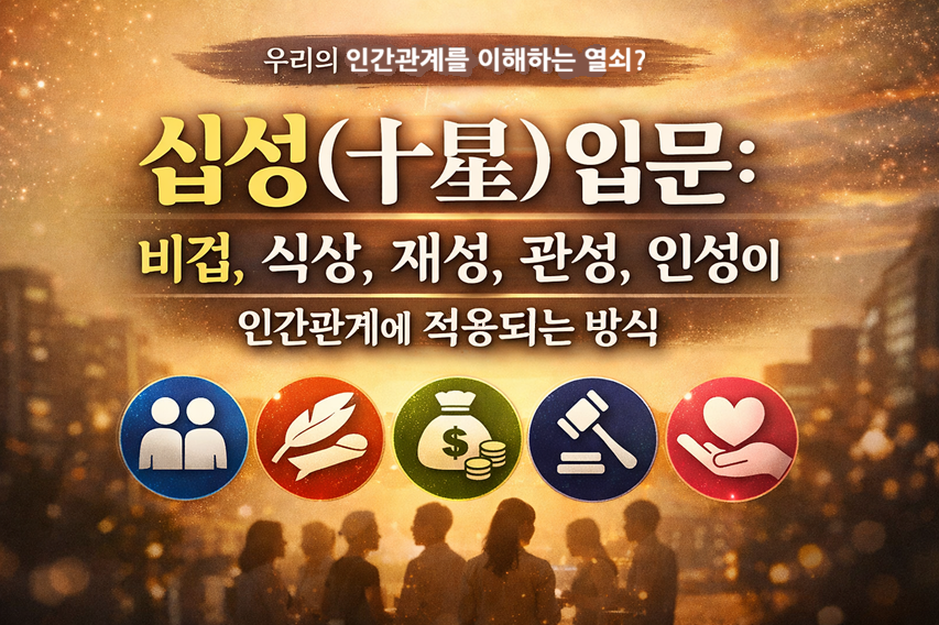 비겁, 식상, 재성, 관성, 인성이 인간관계에 적용되는 방식