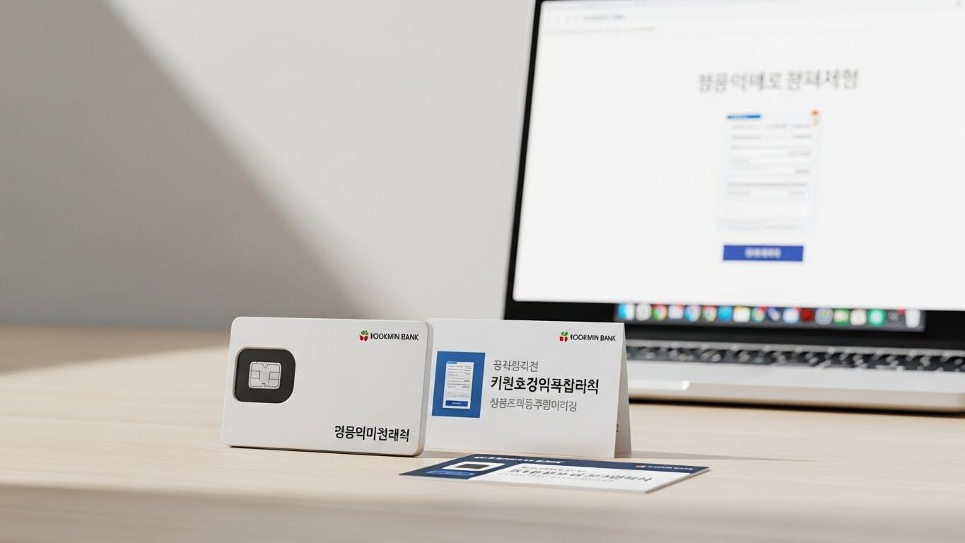 국민은행 개인사업자 전자세금서용 공인인증서 발급