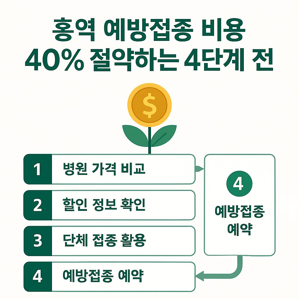 홍역 예방접종 비용 40% 절약하는 4단계 전략